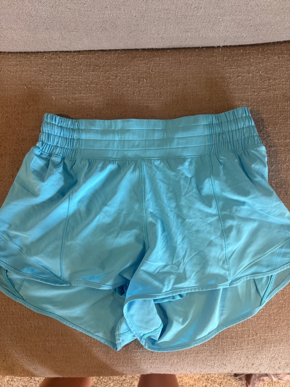Women’s Light Blue Athletic Running Shorts